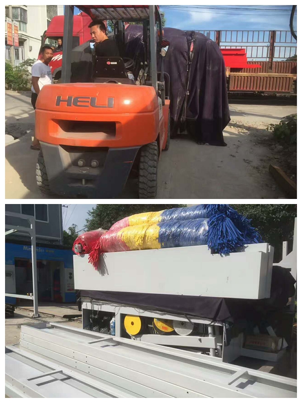 三臺隧道洗車機發往中石化某區域加油站.jpg