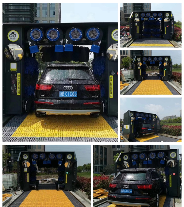 寧波—無人值守微信掃碼洗車設備安裝現場拍攝