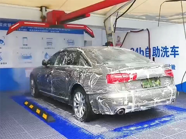單軌簡易無接觸洗車機